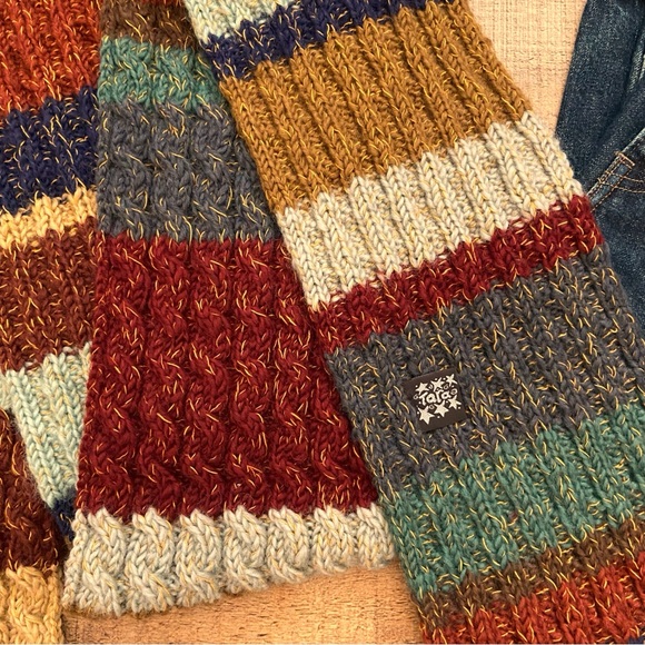 Sundance Tara SCARF⭐️NWOT Multicolor Knit - Picture 4 of 8